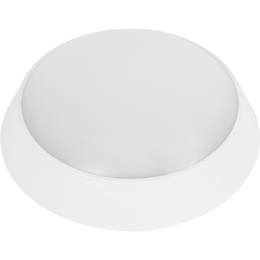 Ellies Spectra Series - AC 15W  Round LED Bulkhead with 3CCT -WT