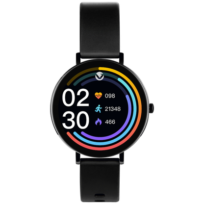 Volkano Aurora Series Ladies Smart Watch - Black