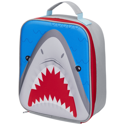 Quest Shark 3D EVA Lunch Bag - Grey