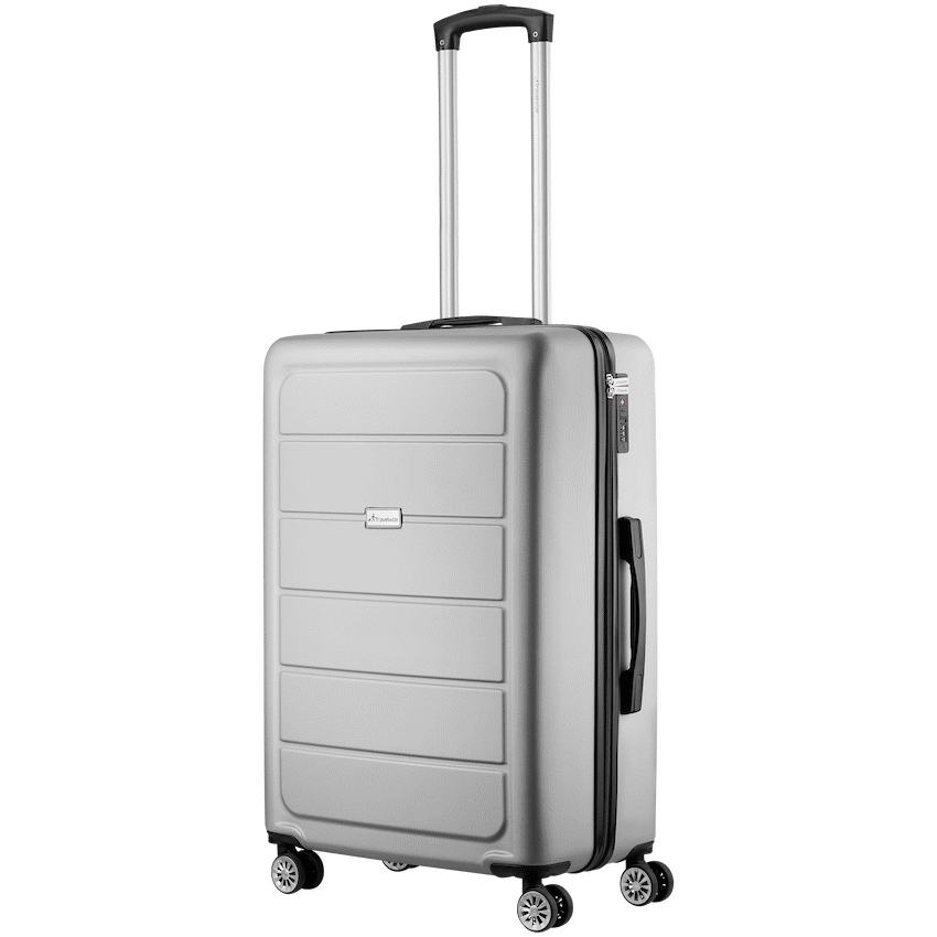 Travelwize Maple ABS 65cm 4-Wheel Spinner Luggage - Silver