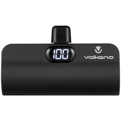 Volkano Relief Pro Power Bank - 5000mAh Type-C Direct Plug-In