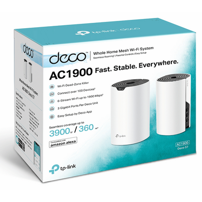 TP-Link Deco S7 (2-Pack) AC1900 Whole Home Mesh Wi-Fi System
