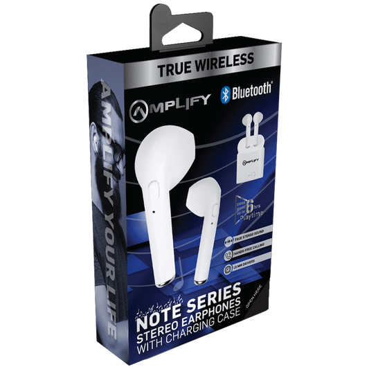 Amplify Note 2.0 Series TWS Earphone Pods - White