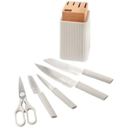 Kitchen Inspire 6pce Knife Block Set