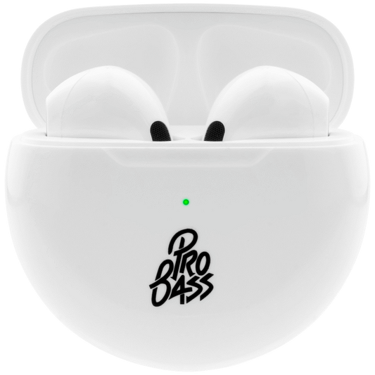 Pro Bass Future Series True Wireless Earphones with Charging Case - White