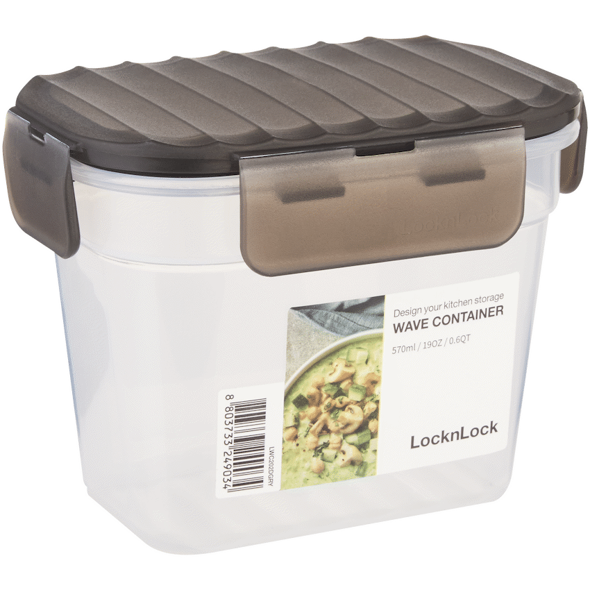 LocknLock Wave container 570ml grey