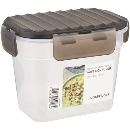 LocknLock Wave container 570ml grey