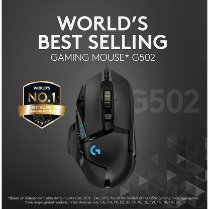 Logitech(R) G502 HERO High Performance Gaming Mouse