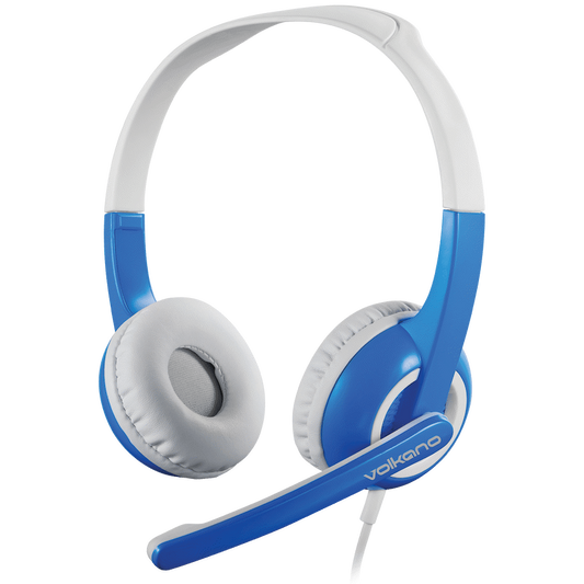 Volkano Kids Chat Junior series headset with mic - Blue