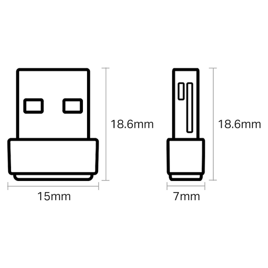 TP-Link Archer T600U-Nano AC600 Nano Wi-Fi USB Adapter