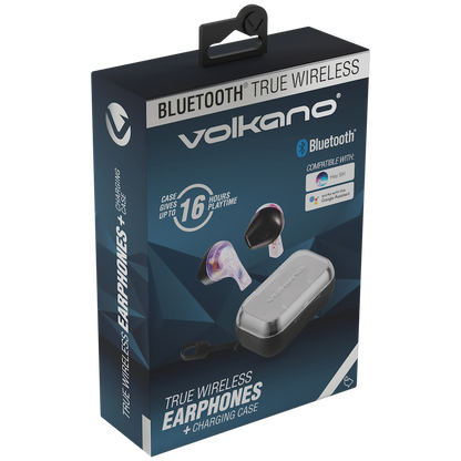 Volkano Equinox Series True Wireless Earphones - Clear