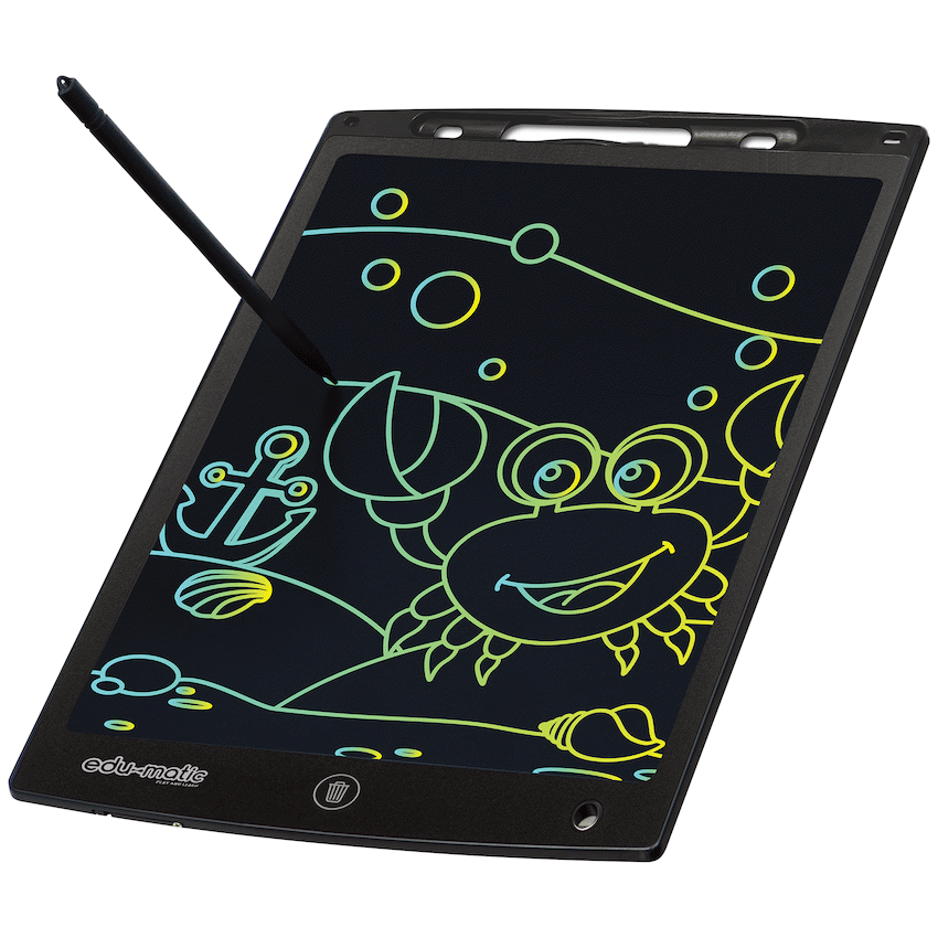 Edu-Matic Skribbler - 12in LCD Writing Tablet with 1 Delete Button