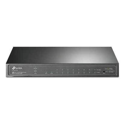 TP-Link SG2210P JetStream 10-Port Gigabit Smart Switch with 8-Port PoE+