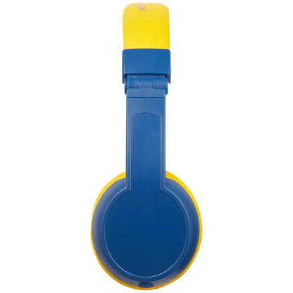 Volkano Sidekick Series Wired Kiddies Headphones with Share Port - Yellow/Blue