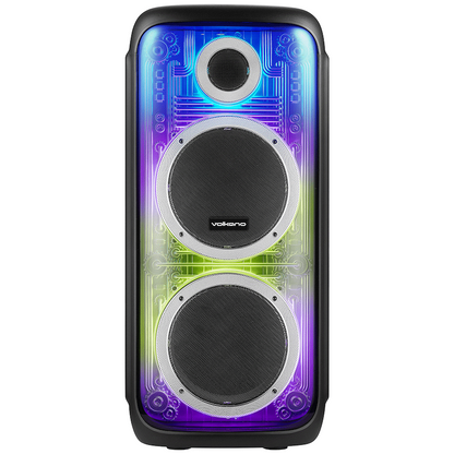 Volkano Cyber Series Dual 8" Party Speaker