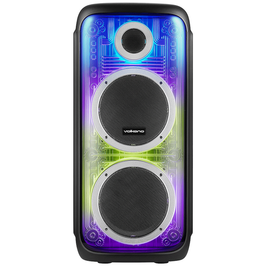 Volkano Cyber Series Dual 8" Party Speaker