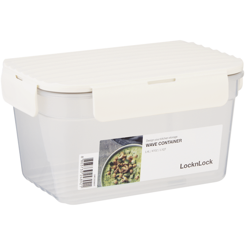 LocknLock Wave Container 1.4lt - White