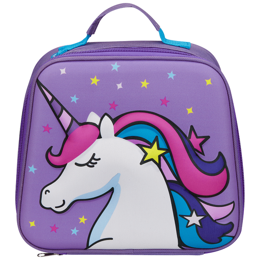 Quest Unicorn 3D EVA Lunch Bag Purple