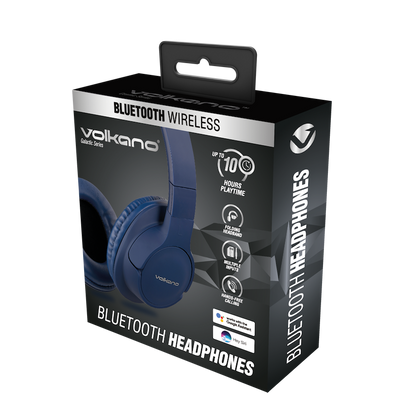 Volkano Galactic Series Bluetooth Headphones - Blue
