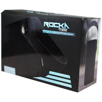Rocka Fibre Series Bluetooth Speaker with Fabric Trim - Black
