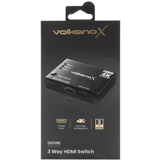 VolkanoX Define Series HDMI Switch 3-Way