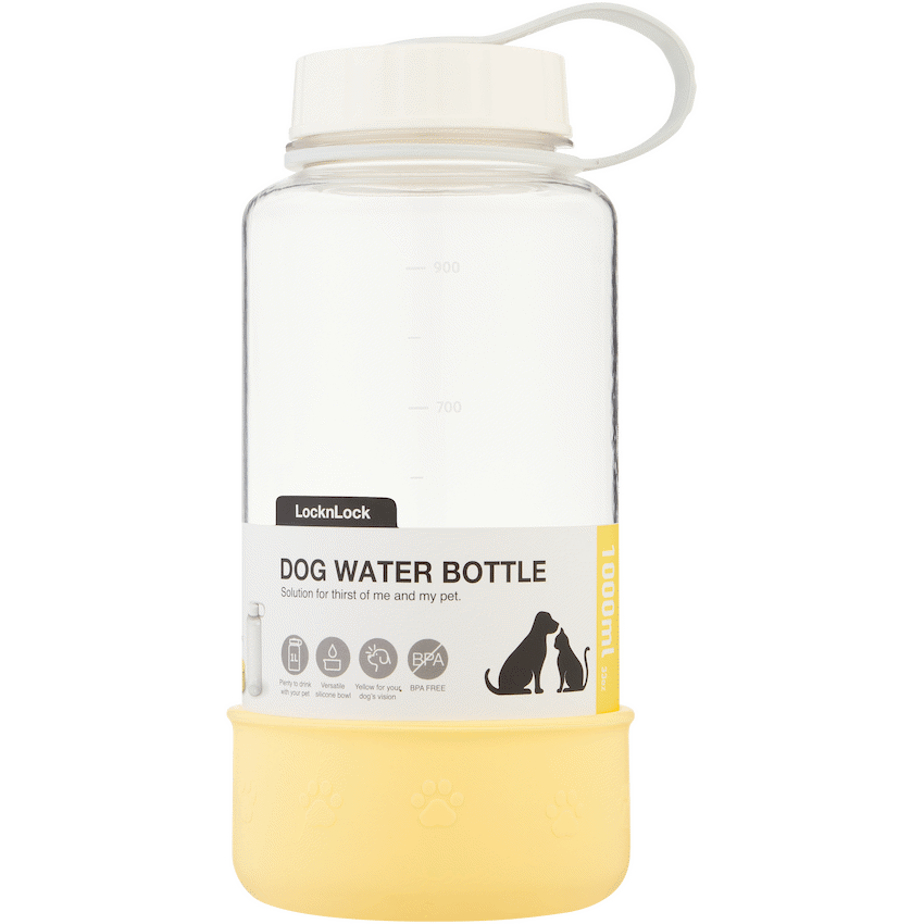 LocknLock Pet Water Bottle & Bowl 1lt
