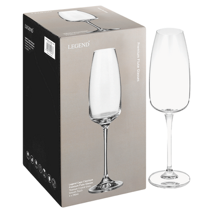 Legend Cape Classique Flute 290ml - 4pc set ( Order in Qty of 4)