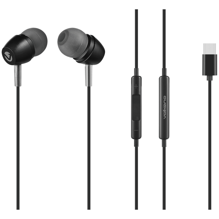 Volkano Prism 3 Series Type-C Earphone - Black