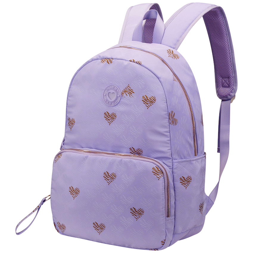 Quest Silky Heart Backpack Lilac