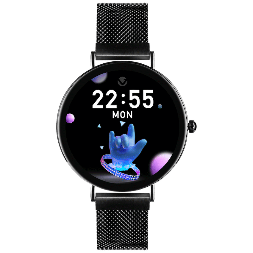 Volkano Valencia Series Ladies Smart Watch - Black