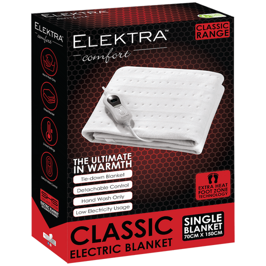 Elektra Classic Electric Blanket - Single