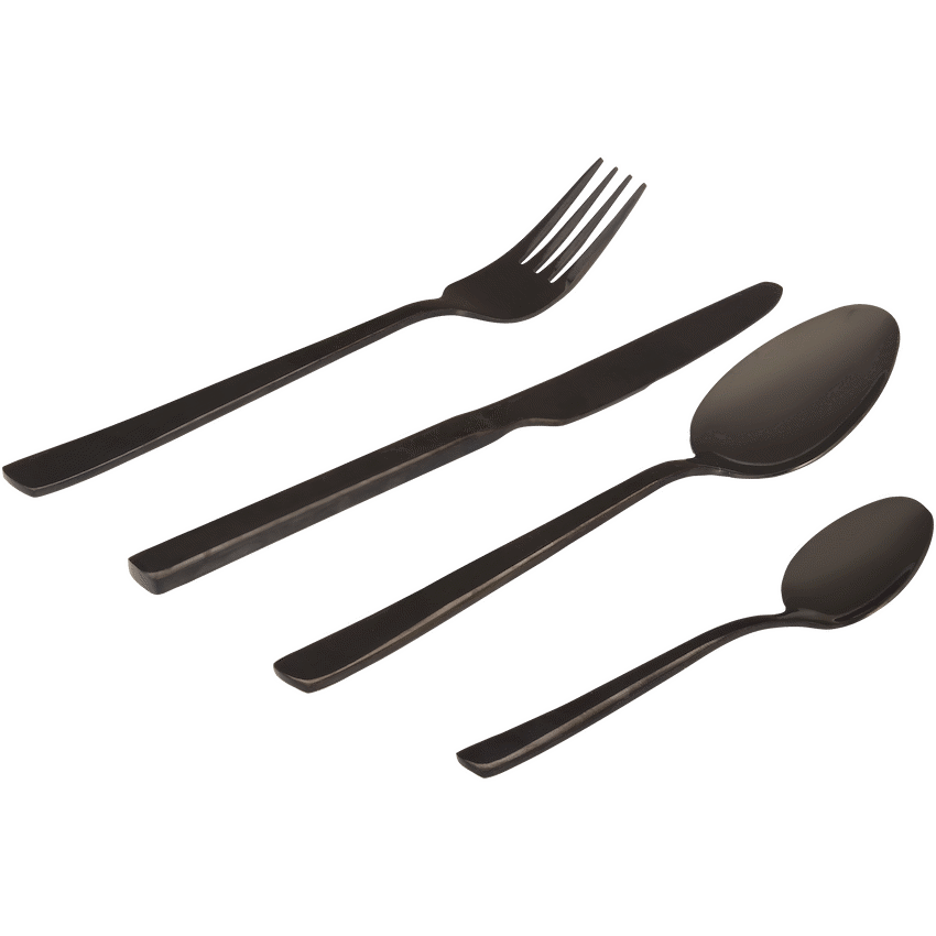 Legend Premium Cutlery Set 16pce Black ( Order in Qty of 1)