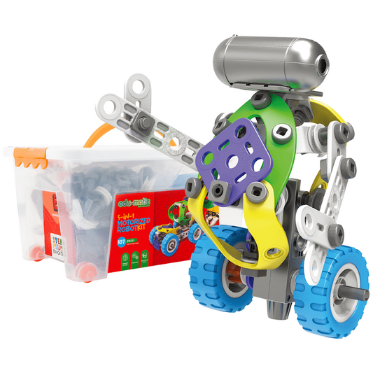 Edu-matic Flexi Build Robot Kit (107 pcs)