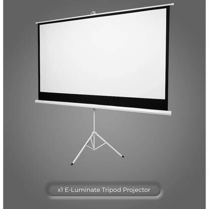Connex E-Luminate Tripod Projector Screen 100'' - 16:9