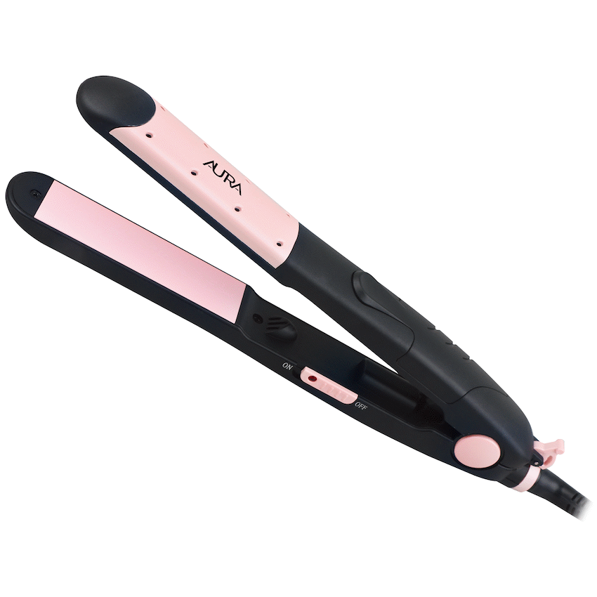Aura by Elektra Wet n Dry Straightener Black
