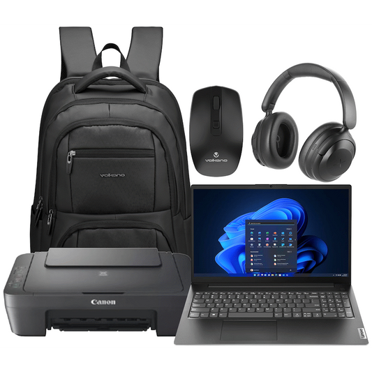 Lenovo Laptop 82YU015DSA - V15 AMD Ryzen 5 16/512 Printer+Bag+Mouse+Headphone
