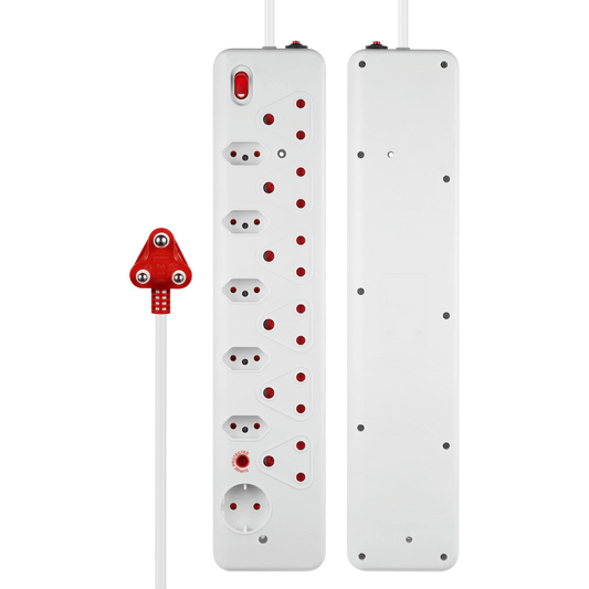 Nexon 12-Way Medium Surge Multiplug 0.5m - White