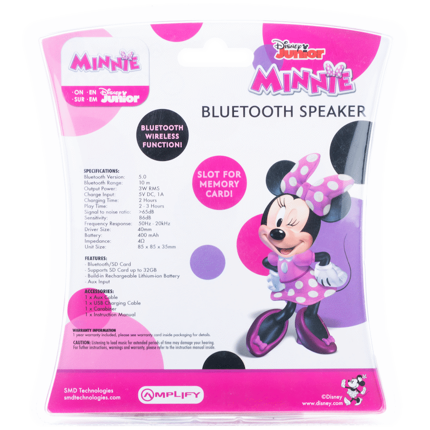 Disney Bluetooth Speaker - Minnie