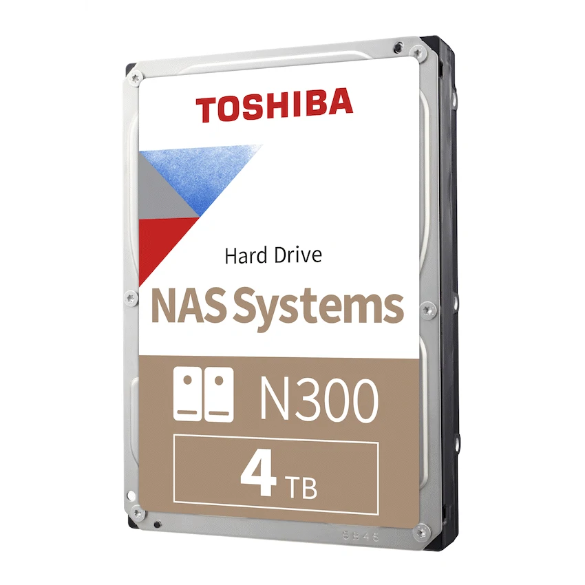 Toshiba N300 NAS Hard Drive 4TB SATA III  (512MB/7200RPM)