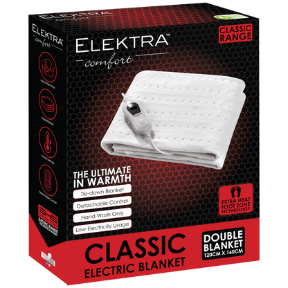 Elektra Classic Electric Blanket - Double