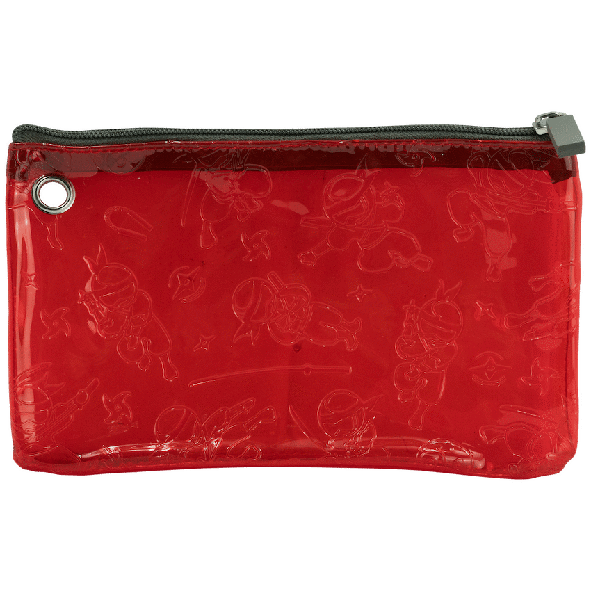 Quest 3 piece Pencil Case Set Ninja Blk/Red