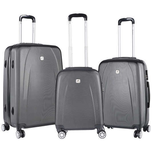 Travelwize Stratus ABS 3-Piece Set - Dark Grey