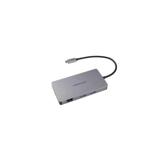 Volkano X Core Series 8 in 1 USB-C Multiple Port Adaptor