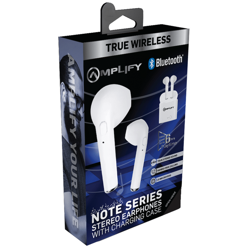 Amplify Note 2.0 Series TWS Earphone Pods - White