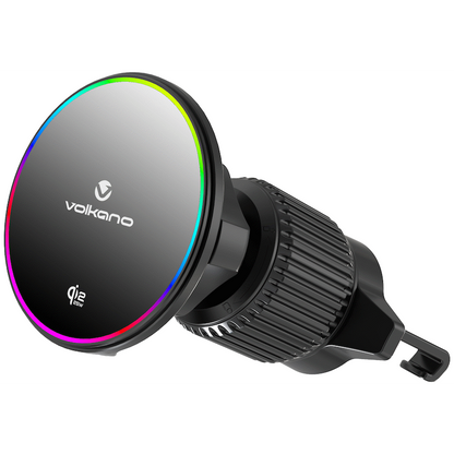 Volkano Volt Series Qi2.2 Magnetic Car Vent Phone Holder - Black