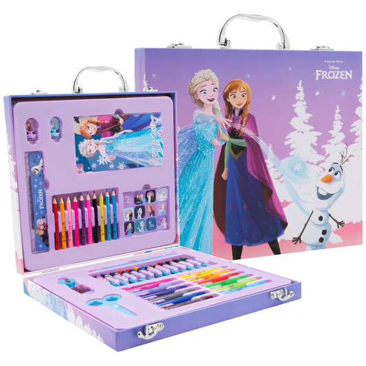 42 PIECE COLOURING STATIONERY BRIEFCASE- FROZEN