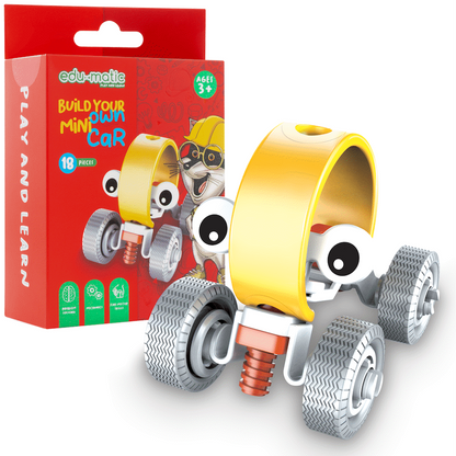 Edu-matic Flexi Build Mini Kit - Car - 18 pcs