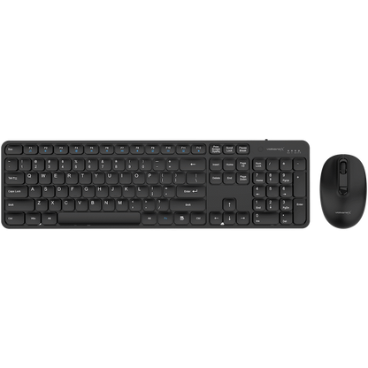 VolkanoX Garnet Bluetooth Wireless Keyboard and Mouse Combo - Black