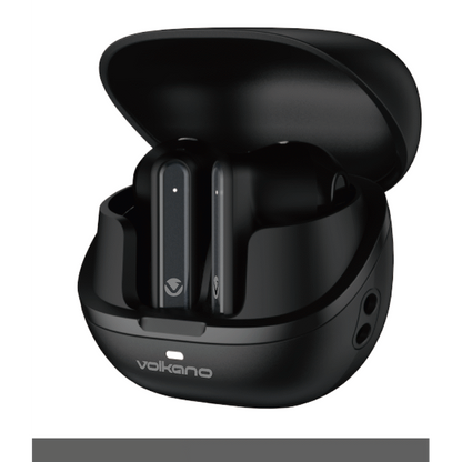 Volkano QuietFit - TWS Earphones with ANC & ENC- Black