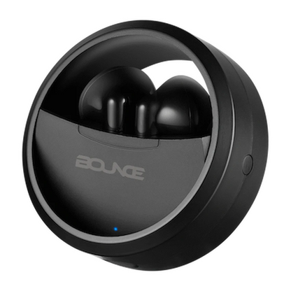 Bounce Proton Series True Wireless Earphones with Charging Case - Black